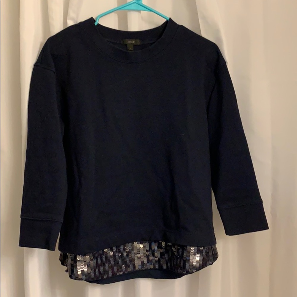 J.Crew sequined sweatshirt